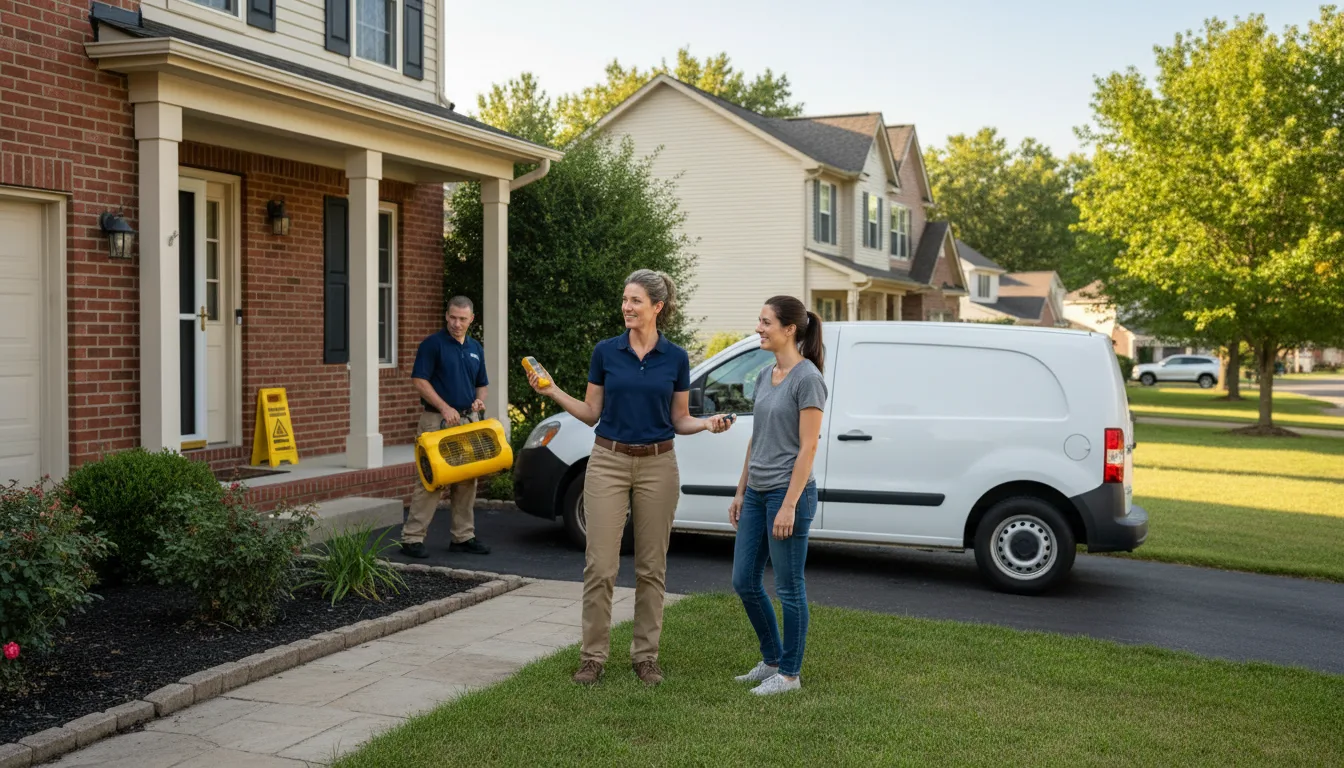 Water restoration image for Dehumidification And Cleanup Services in Vernonia, OR